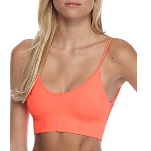 Free People Other - NWT Free People Bralette Low Back Orange XS/S
